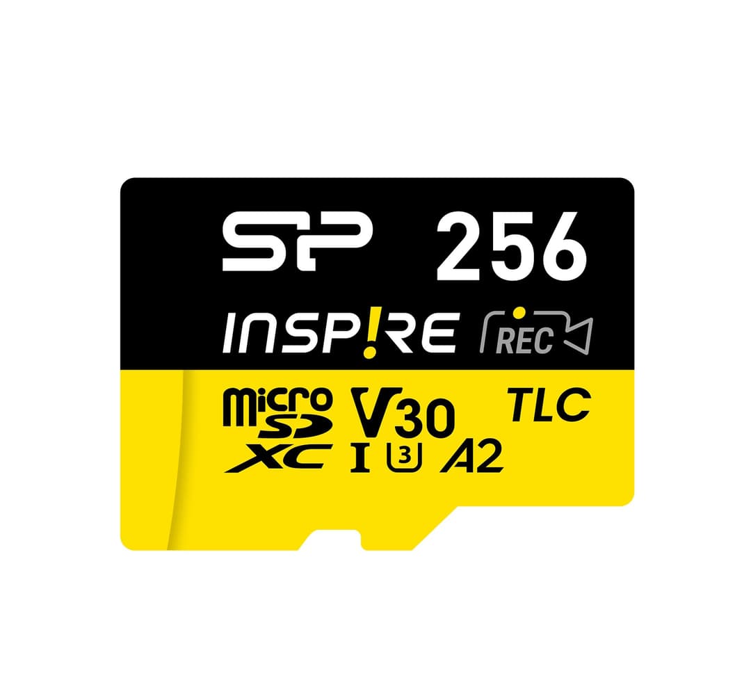 256GB Silicon Power Inspire microSDXC UHS-I V30 A1 4K Memory Card with USB Reader Type-C - Image 2