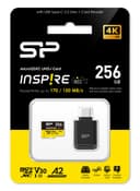 256GB Silicon Power Inspire microSDXC UHS-I V30 A1 4K Memory Card with USB Reader Type-C thumbnail 3
