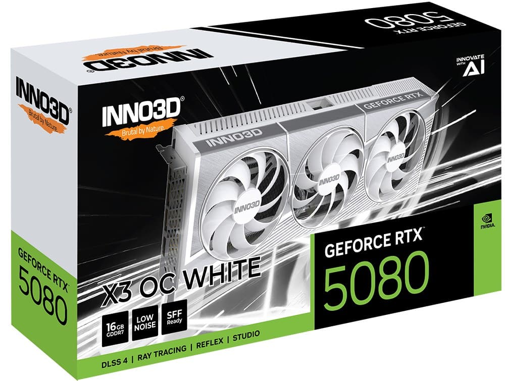 INNO3D GeForce RTX 5080 X3 OS WHITE NVIDIA 16 GB GDDR7 - Image 2