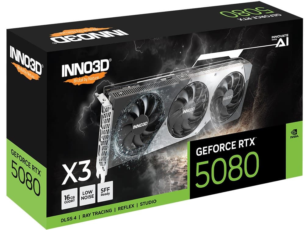 INNO3D GeForce RTX 5080 X3 NVIDIA 16 GB GDDR7 - Image 2