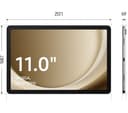 Samsung Galaxy Tab A9+ 11 Inch 64GB WiFi Tablet - Silver thumbnail 3