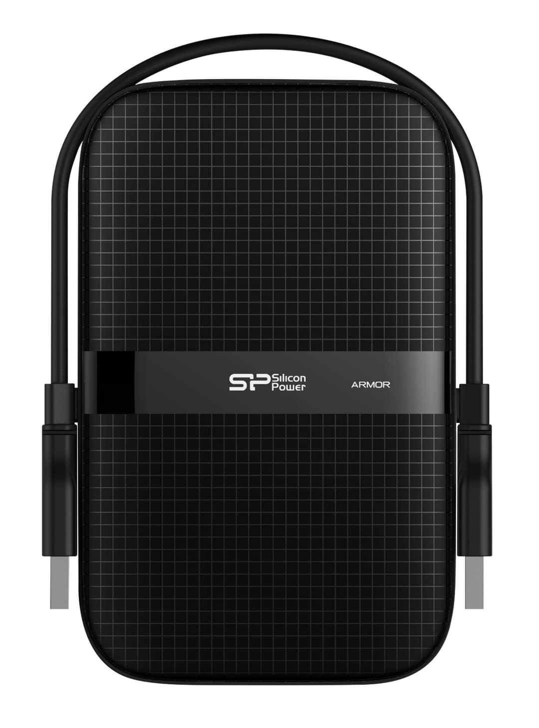 2TB Silicon Power Armor A60 Shockproof Portable Hard Drive - USB3.2 - All-Black Edition - Image 2