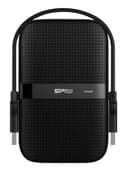 2TB Silicon Power Armor A60 Shockproof Portable Hard Drive - USB3.2 - All-Black Edition thumbnail 2