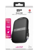 2TB Silicon Power Armor A60 Shockproof Portable Hard Drive - USB3.2 - All-Black Edition thumbnail 4