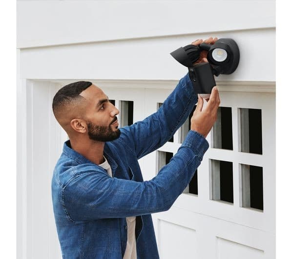 Ring Floodlight Cam Wired Plus Security Camera Black - Image 3