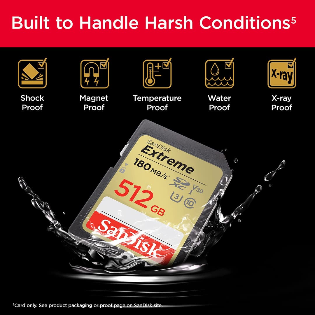 SanDisk SDSDXVV-512G-GNCIN SDXC Card - Black - Image 5