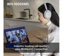 Sony WH-1000XM5 Headphones Silver thumbnail 9