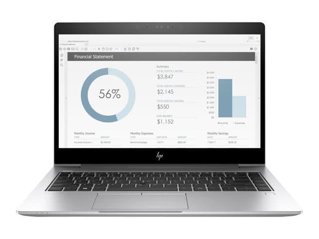 HP EliteBook 820 G3 12.5" Notebook Intel Core i5-6300U, vPro, 8GB, 256GB SSD, UK Keyboard - Image 2
