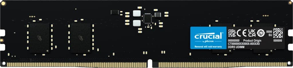 Crucial 8GB (1x8GB) DDR5-5600 CL46 RAM Arbeitsspeicher memory module 5600 MHz ECC