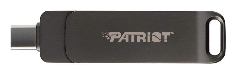 Patriot Memory Rage R550 USB flash drive 32 GB USB Type-A / USB Type-C 3.2 Gen 1 (3.1 Gen 1) Black - Image 1