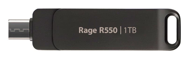 Patriot Memory Rage R550 USB flash drive 32 GB USB Type-A / USB Type-C 3.2 Gen 1 (3.1 Gen 1) Black - Image 3
