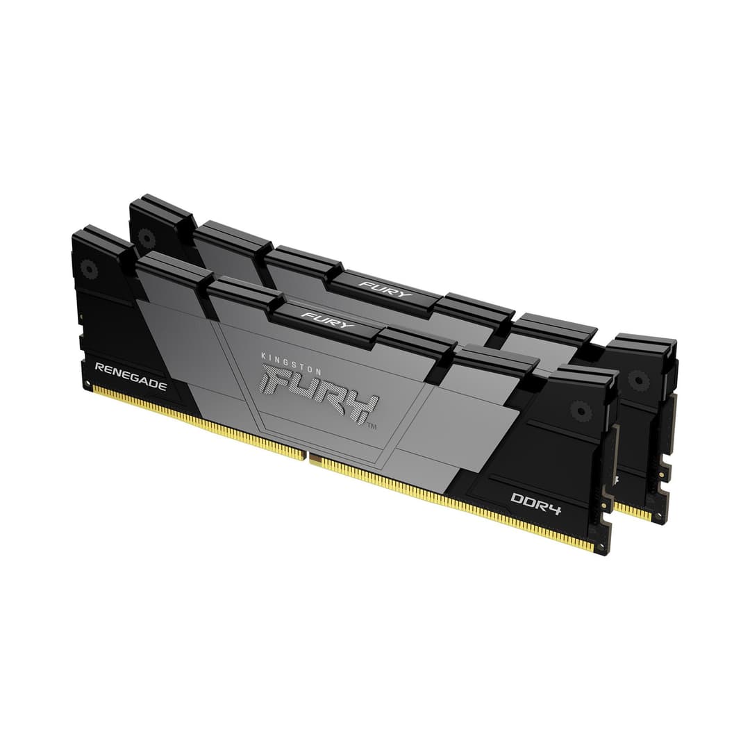 Kingston Technology FURY 16GB 3600MT/s DDR4 CL16 DIMM (Kit of 2) Renegade Black - Image 1