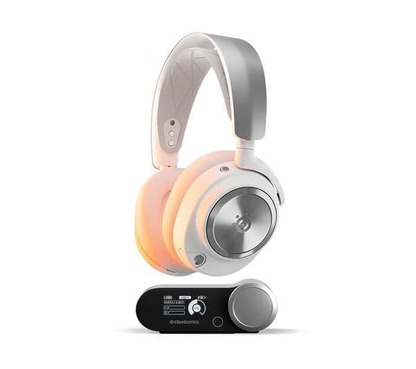 SteelSeries Arctis Nova Pro Wireless Gaming Headset White - Image 8