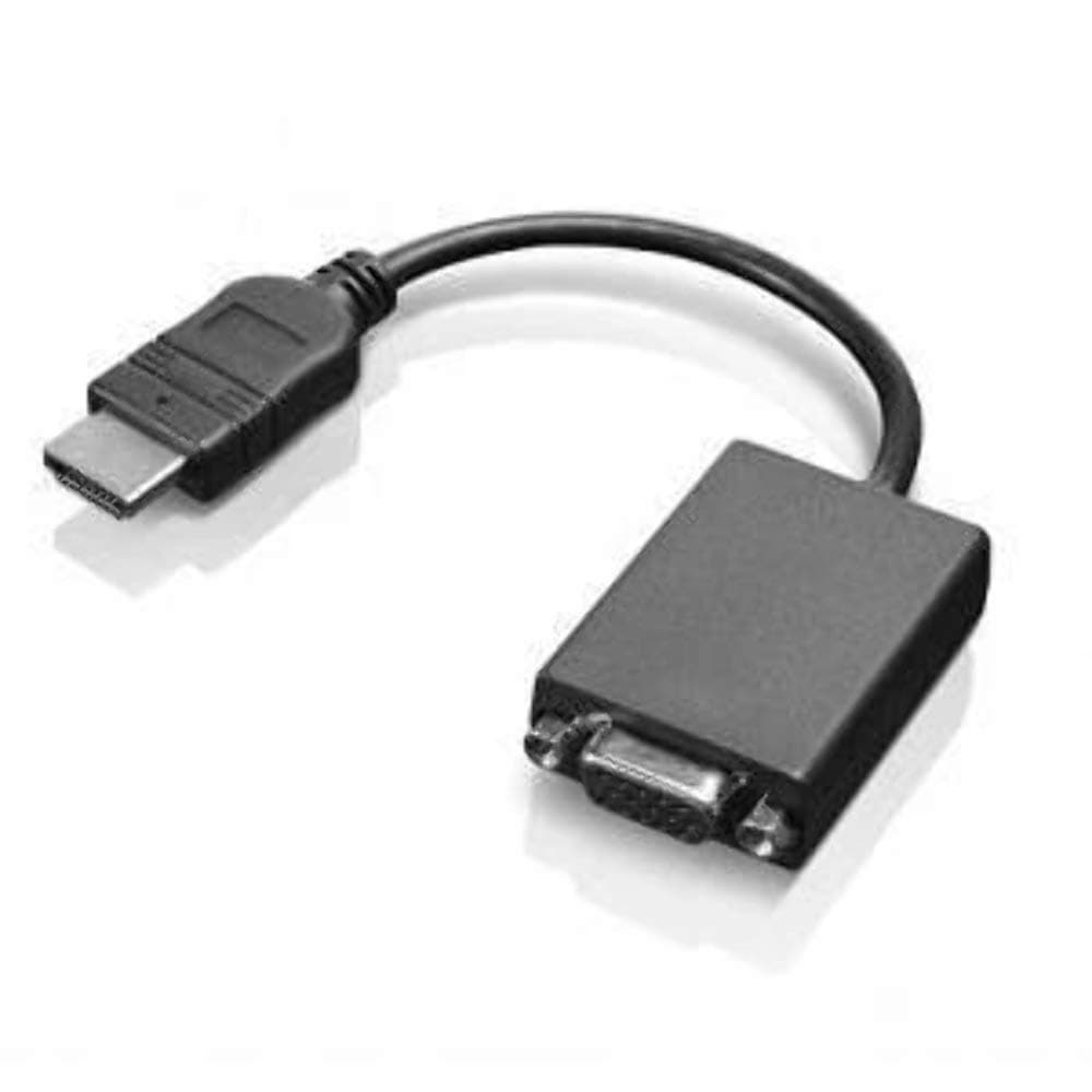 Lenovo HDMI to VGA Monitor Cable - Black - Image 1