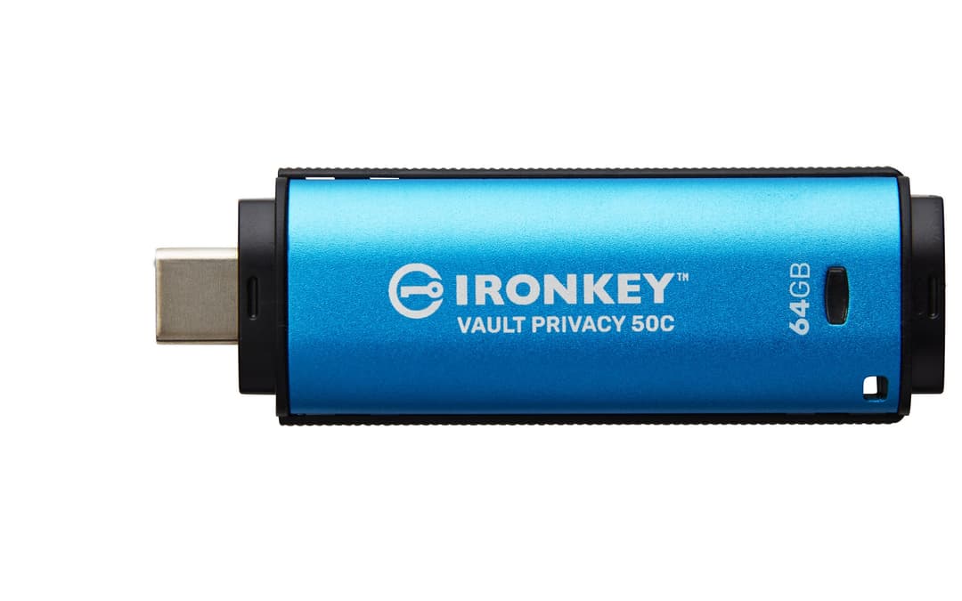 Kingston Technology IronKey 64GB USB-C Vault Privacy 50C AES-256 Encrypted, FIPS 197 - Image 3