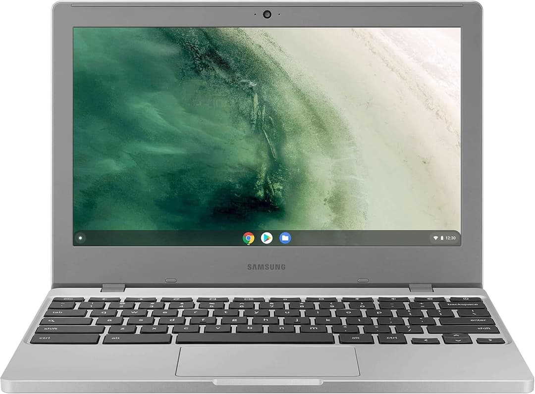 Samsung Chromebook 4 - 11.6"  Intel Celeron, N4000, 4GB RAM, 32GB eMMC - Silver - Image 1
