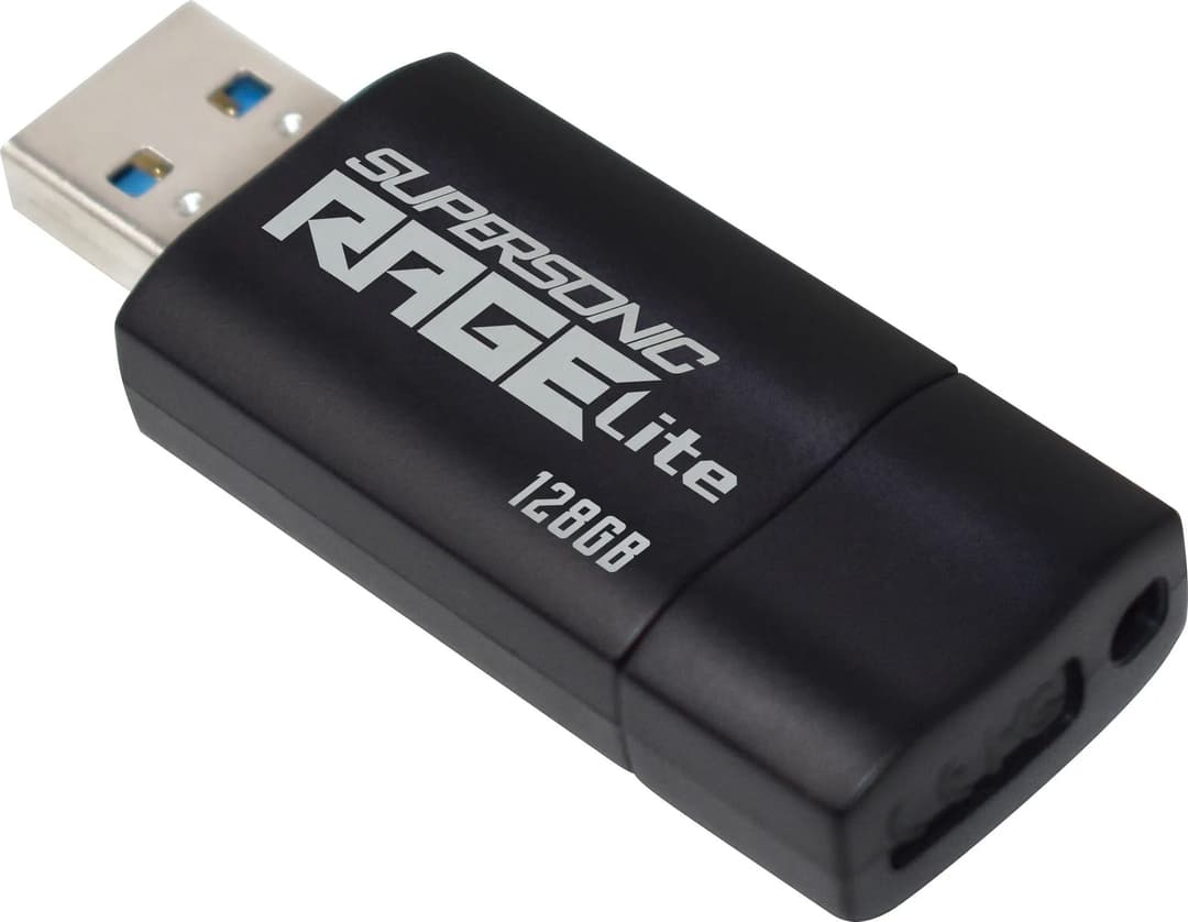 Patriot Memory Supersonic Rage Lite USB flash drive 128 GB USB Type-A 3.2 Gen 1 (3.1 Gen 1) Black, Blue - Image 2