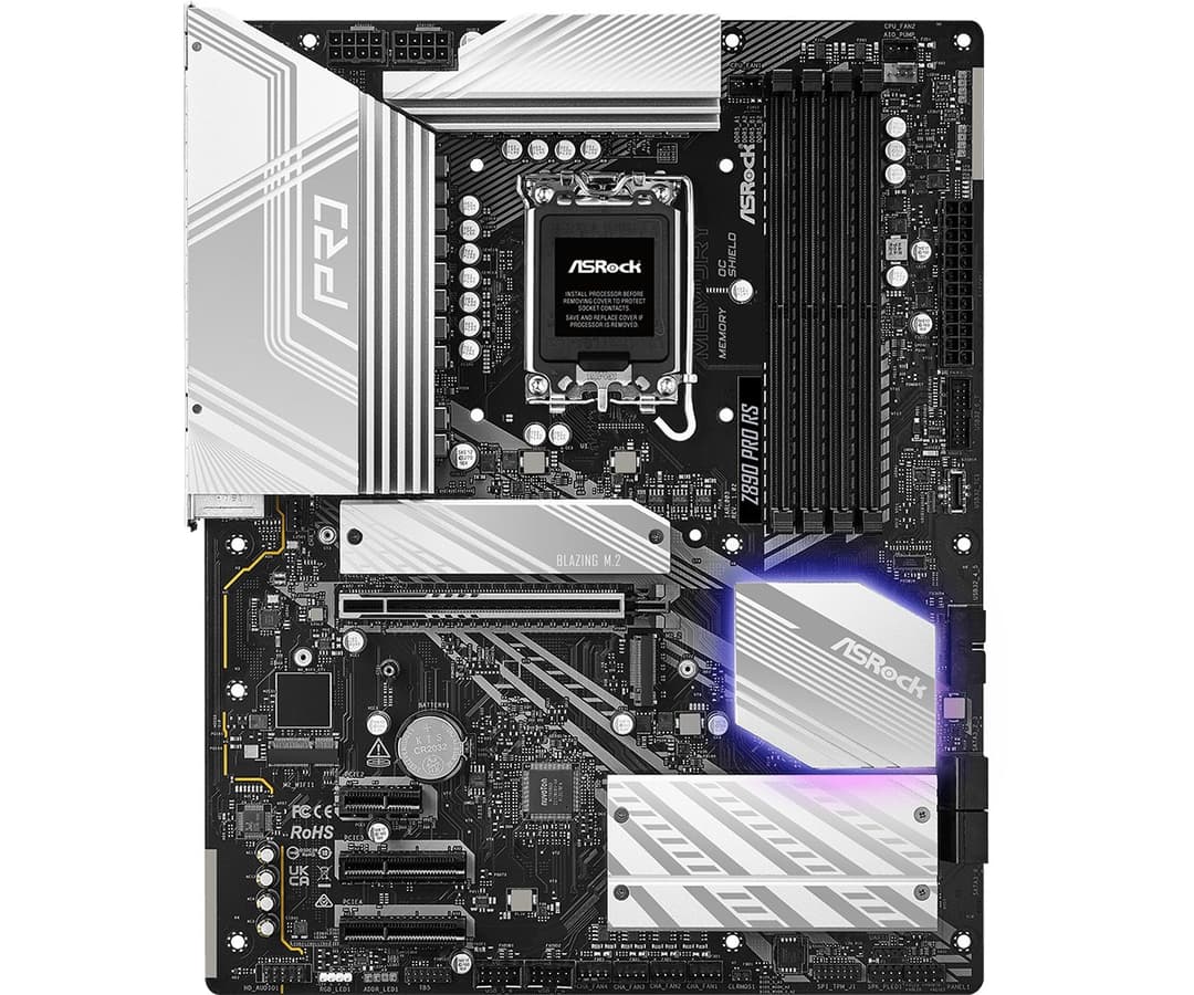 Asrock Z890 Pro RS Intel Z890 LGA 1851 (Socket V1) ATX - Image 1