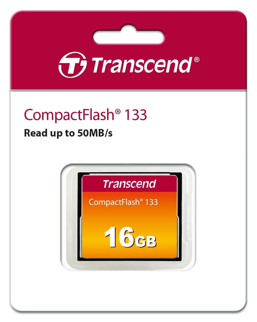 Transcend TS16GCF133 CompactFlash Memory Card - Black - Image 2