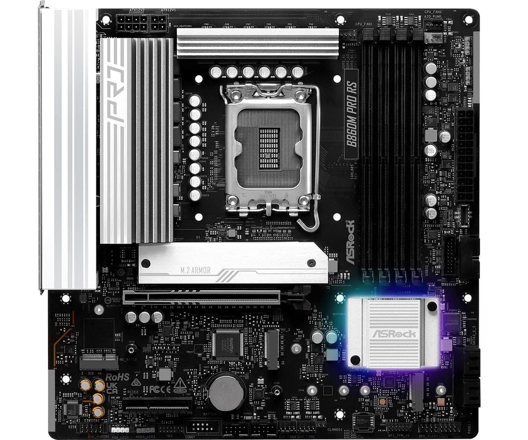 Asrock B860M Pro RS Intel B860 LGA 1851 (Socket V1) micro ATX - Image 3