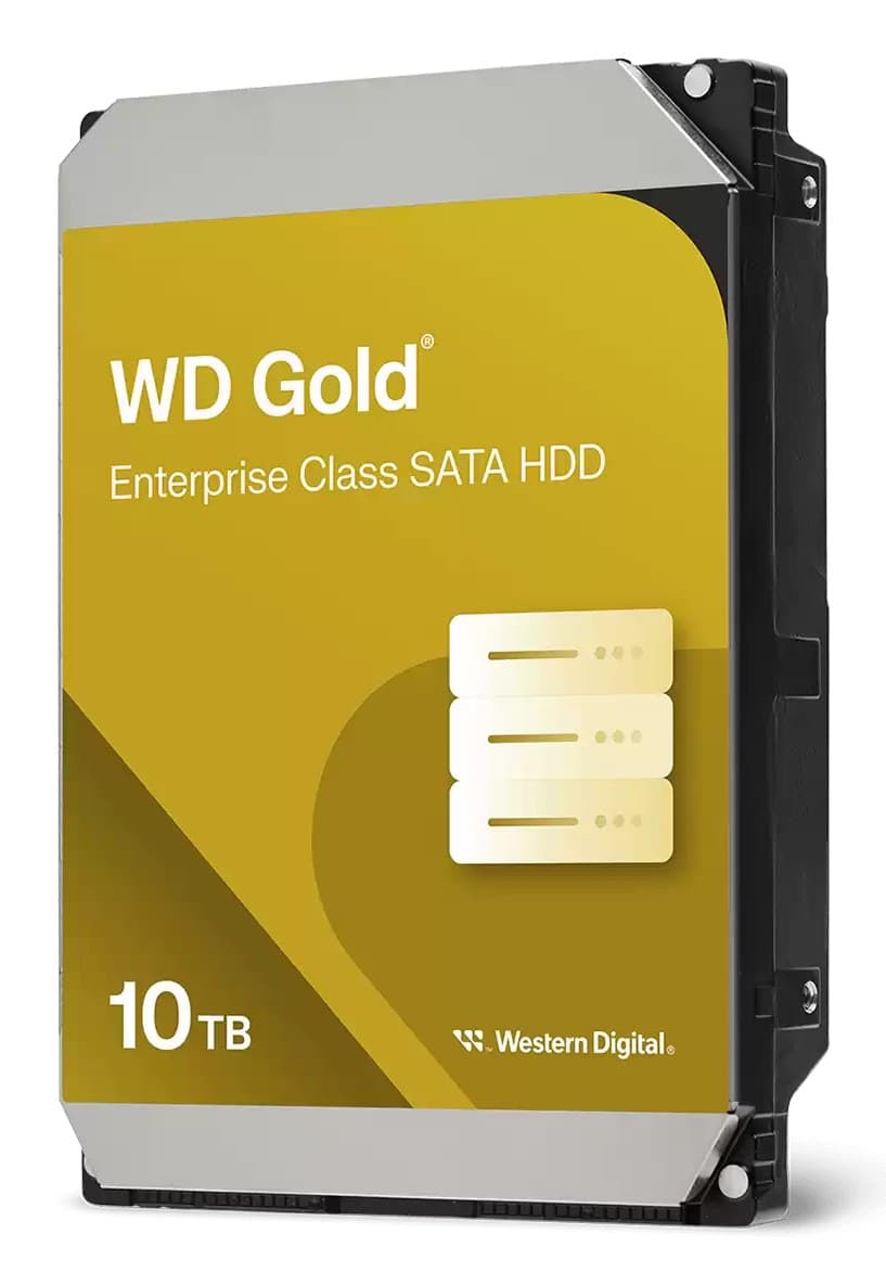 Western Digital Gold WD103KRYZ internal hard drive 10 TB 7200 RPM 512 MB 3.5" Serial ATA III - Image 1