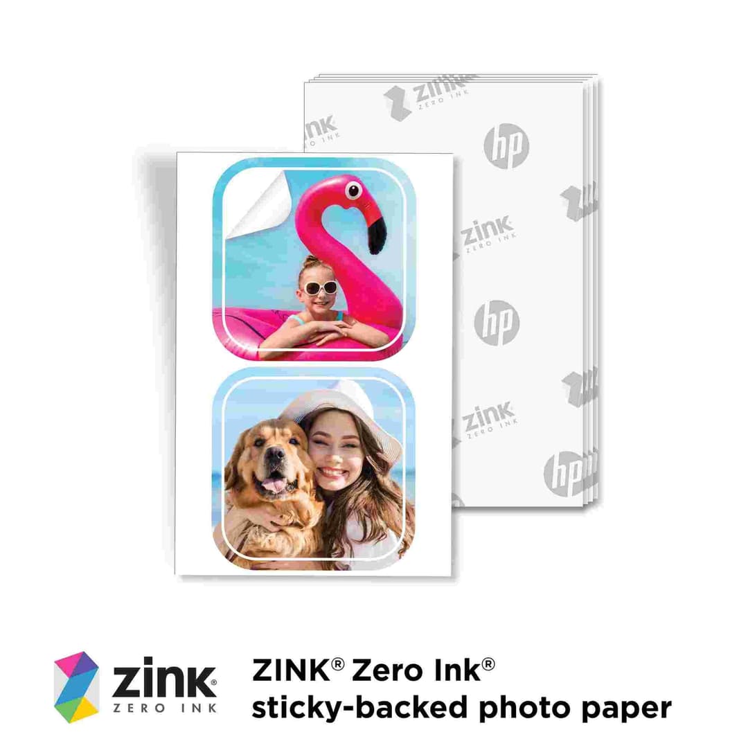 30 Sheets - HP Sprocket Cut Out Sticker Zink 2x3 - Image 3