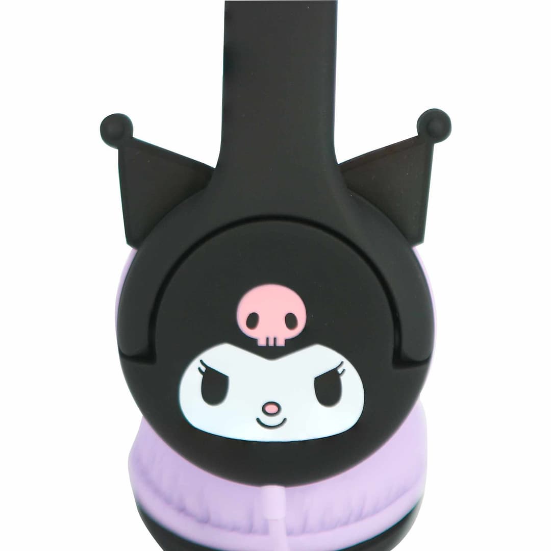 Kuromi Moulded Ears Kids Wired Headphones - Image 3