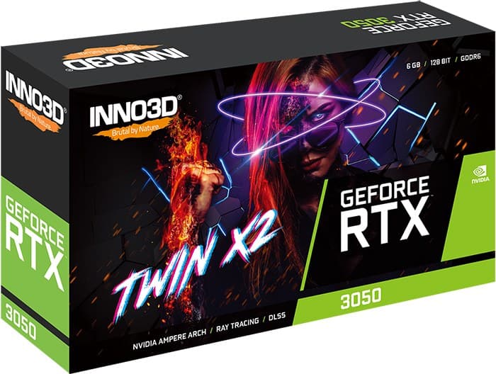 INNO3D GeForce RTX 3050 TWIN X2 OC NVIDIA 6 GB GDDR6 - Image 2