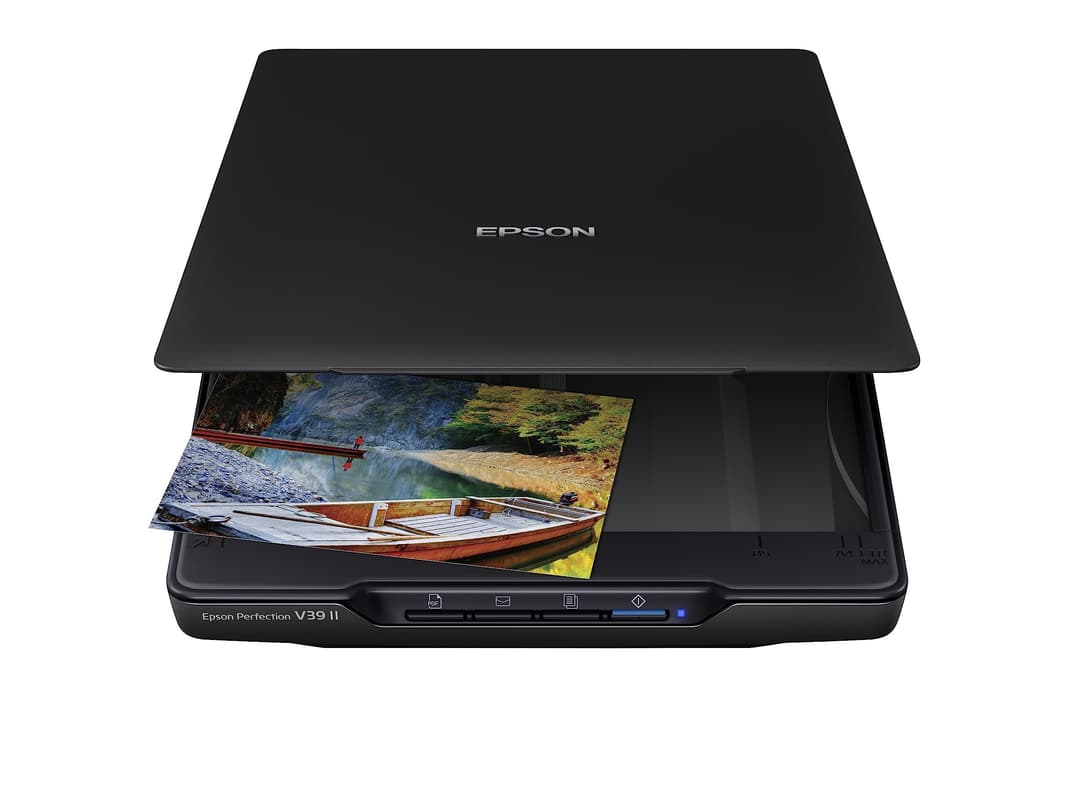 Epson Perfection V39 II Flatbed Scanner - Black - Image 1