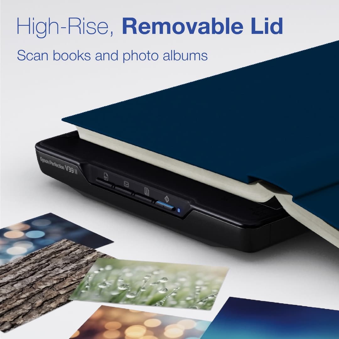Epson Perfection V39 II Flatbed Scanner - Black - Image 3