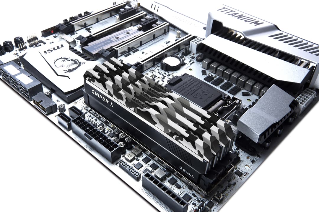 16GB G.Skill DDR4 3200MHz Sniper X PC4-25600 CL16 Dual Channel Kit (2x 8GB) Urban Camo - Image 3