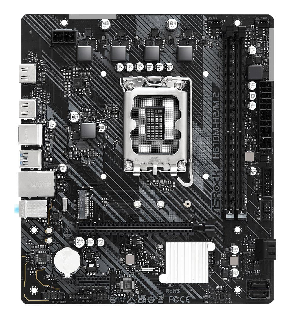 Asrock H610M-H2/M.2 Intel H610 LGA 1700 micro ATX - Image 1