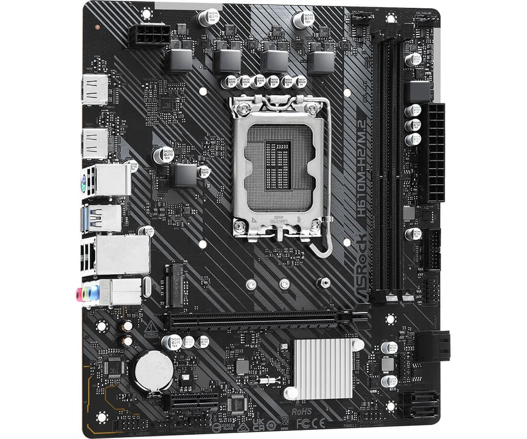 Asrock H610M-H2/M.2 Intel H610 LGA 1700 micro ATX - Image 3