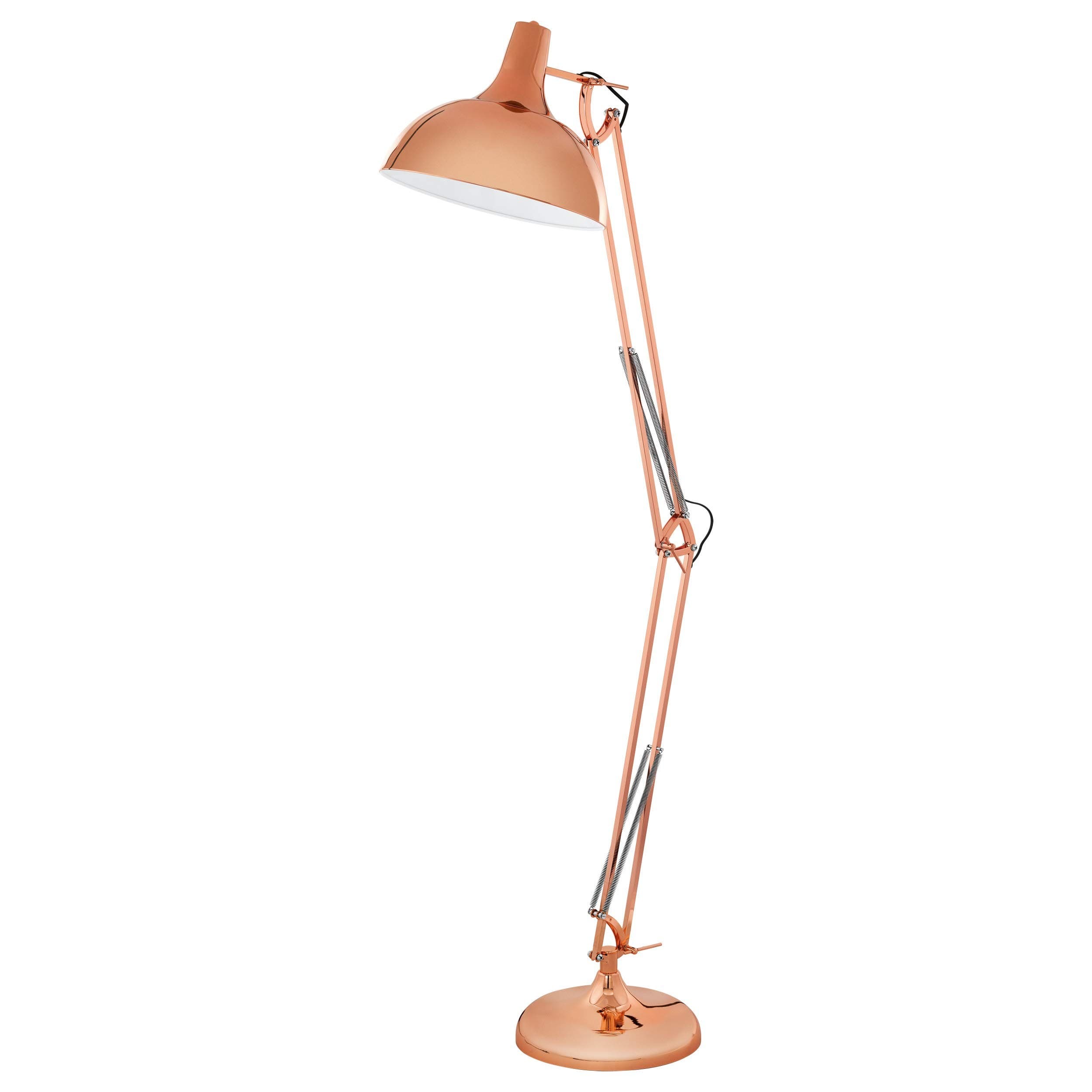 Eglo Borgillio Floor Lamp - Black