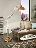 Eglo Borgillio Floor Lamp - Black thumbnail 2