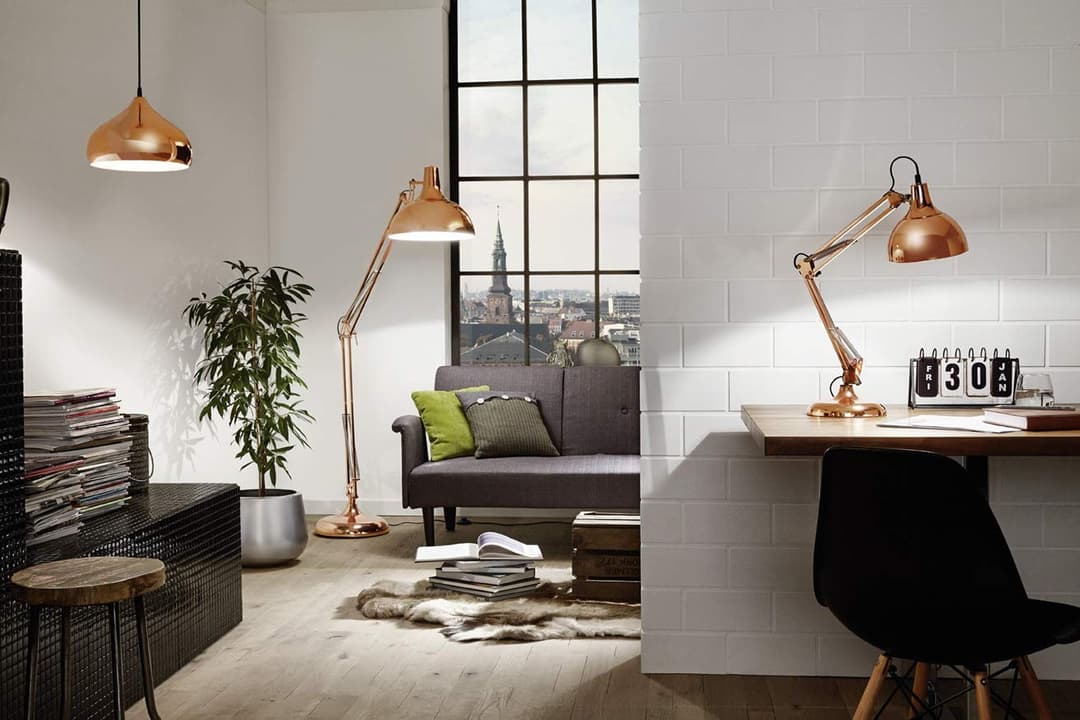 Eglo Borgillio Floor Lamp - Black - Image 3