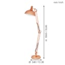 Eglo Borgillio Floor Lamp - Black thumbnail 5