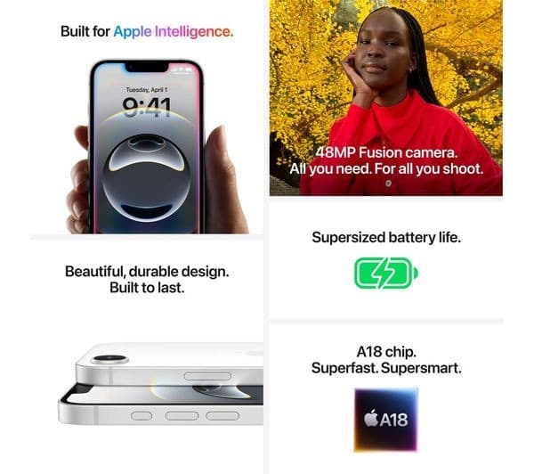 Apple iPhone 16e 128GB White - Image 7