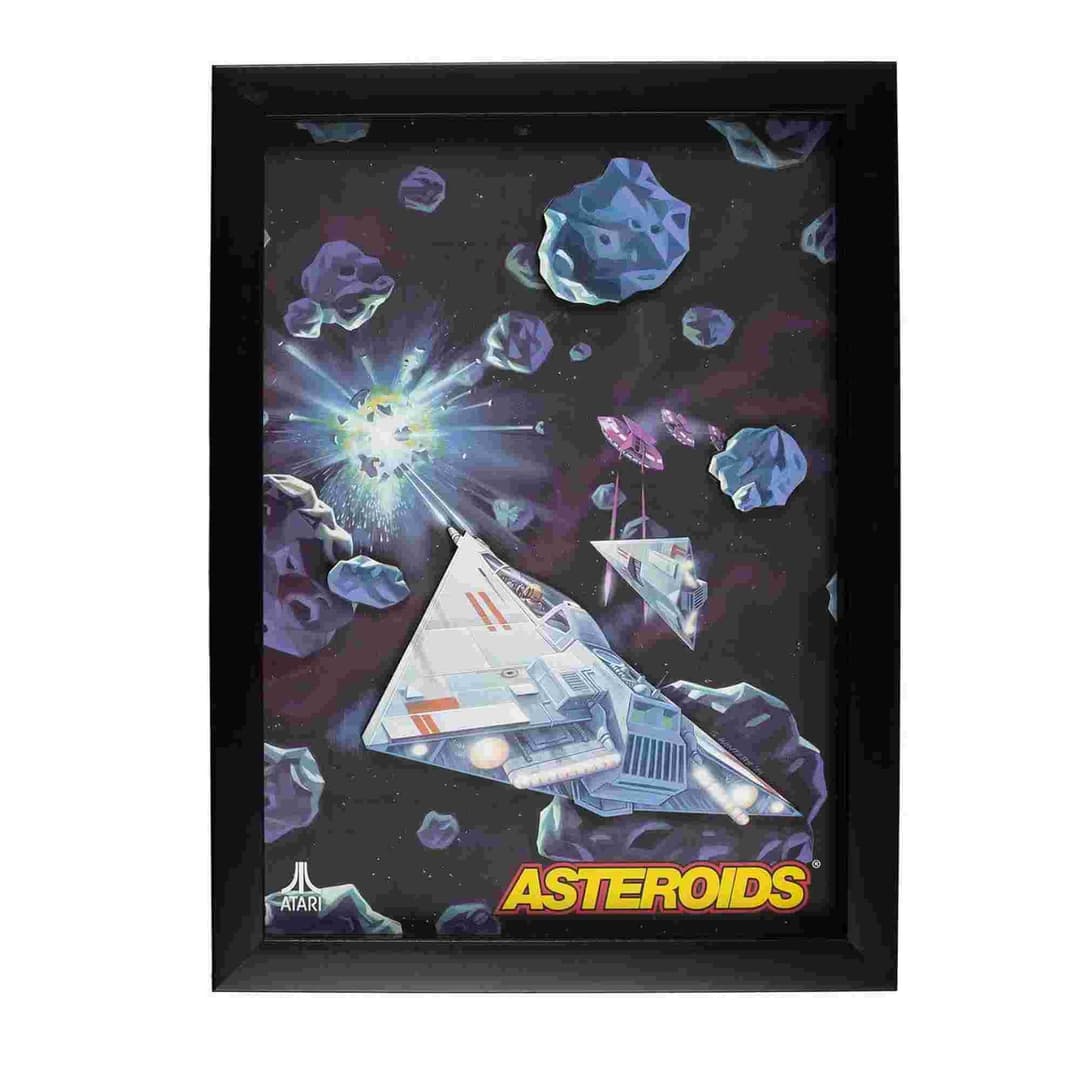 Official Atari 3D Wall Art - Asteroids Collection - Image 1
