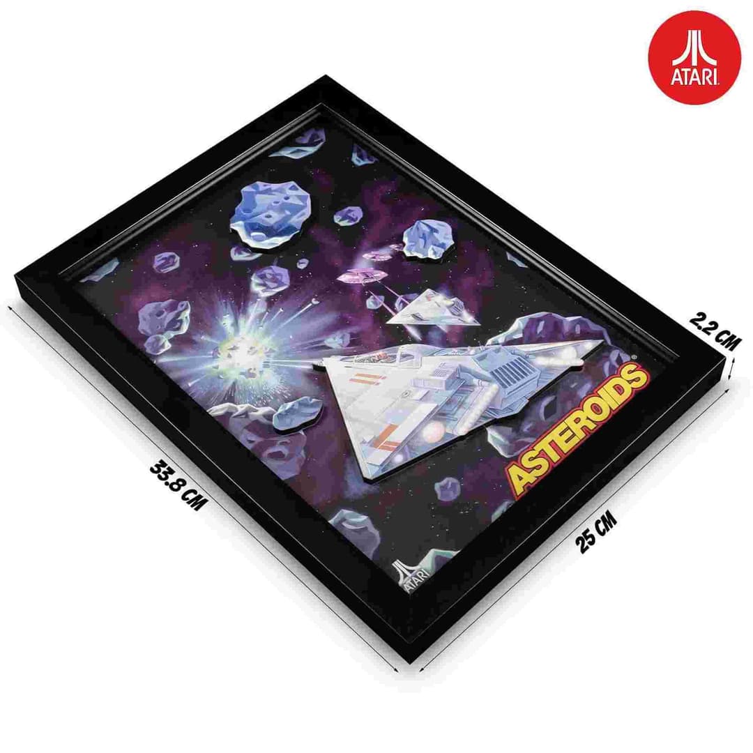 Official Atari 3D Wall Art - Asteroids Collection - Image 6