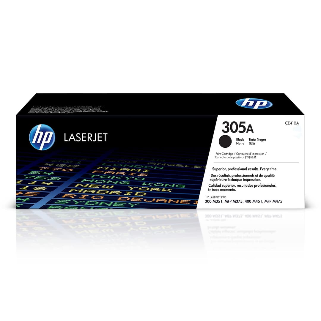HP CE410A Toner Cartridge for 305a Laserjet Printer - Image 1