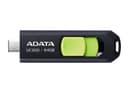 64GB AData USB3.2 UC300 Type-C USB Flash Drive Black/Green thumbnail 2
