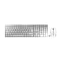 CHERRY DW 9100 Slim Wireless Desktop Set - Silver/White (Open Box)