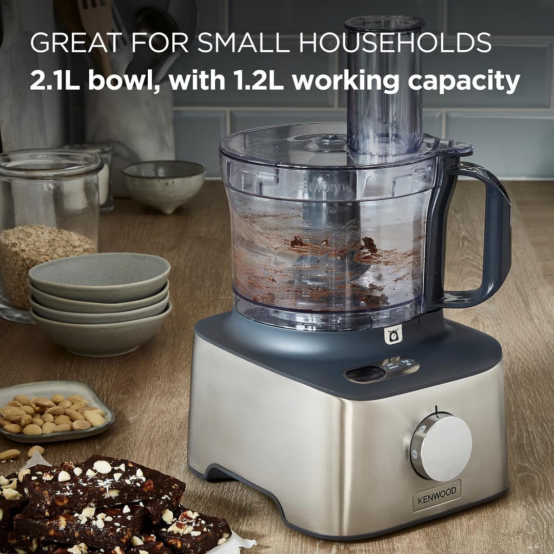 Kenwood Multipro Compact+ FDM312 SS 5-in-1 Compact Food Processor - Stainless Steel - Image 4