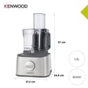 Kenwood Multipro Compact+ FDM312 SS 5-in-1 Compact Food Processor - Stainless Steel thumbnail 5