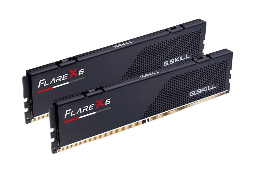 32GB G.Skill DDR5 Flare X5 5600MHz CL36 1.20V Dual Channel Kit (2x 16GB) AMD EXPO Matte Black - Image 2