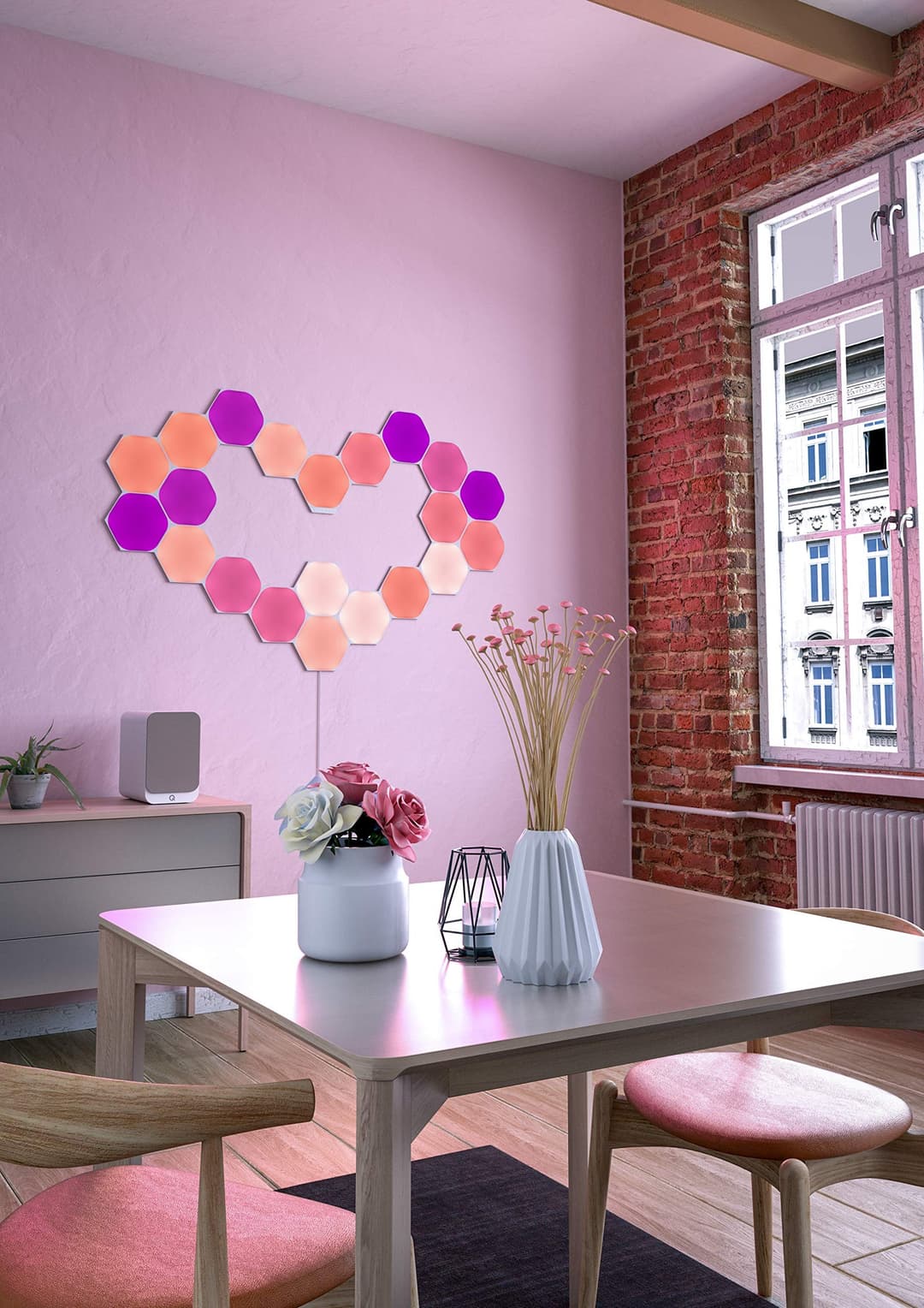 Nanoleaf Shapes Hexagon Starter Kit NL42-0002HX Smart Light Panels - White - Image 7