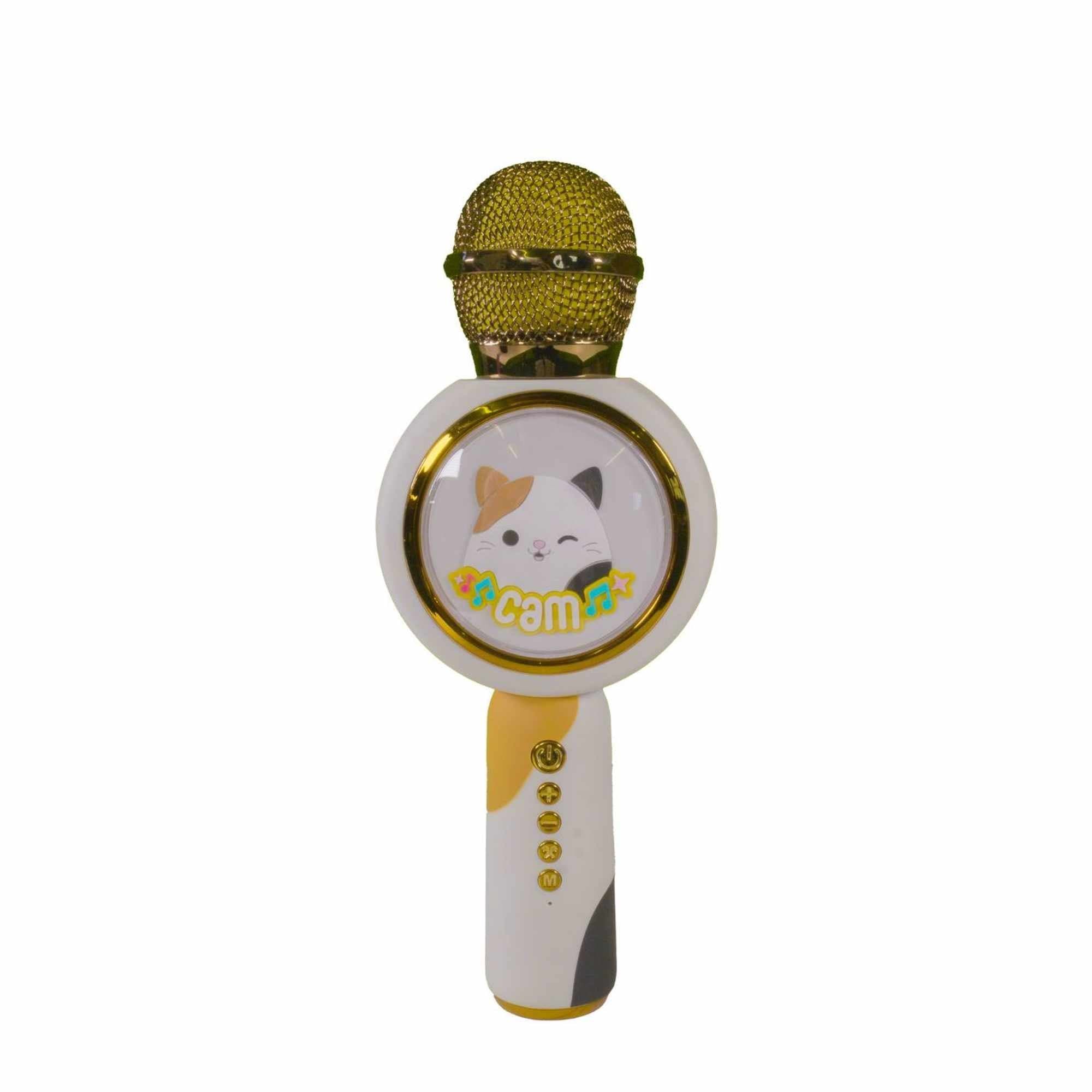 Squishmallows Cam the Cat Karaoke Microphone