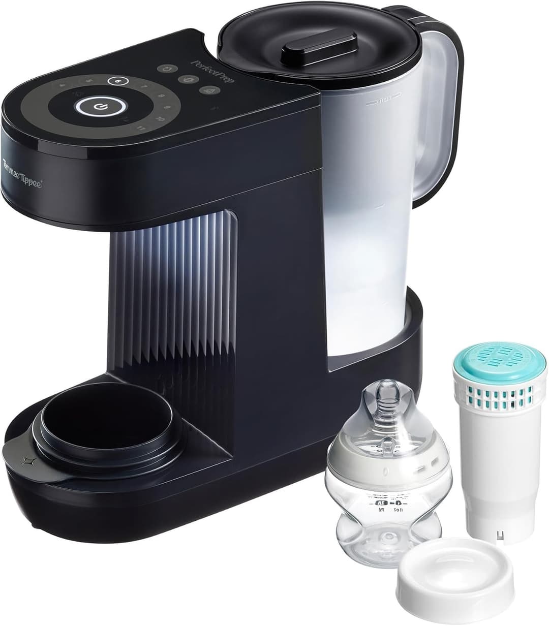 Tommee Tippee Perfect Prep Machine Baby Formula Feed Maker with Antibacterial Filter - Slate - Image 1