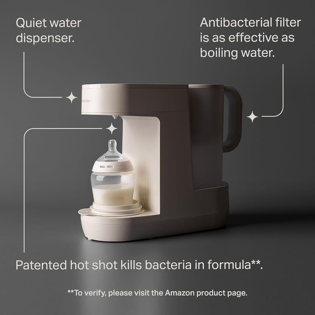 Tommee Tippee Perfect Prep Machine Baby Formula Feed Maker with Antibacterial Filter - Slate - Image 5